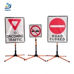 Roll Up Sign & Stand - Construction Traffic Roll Up Signs